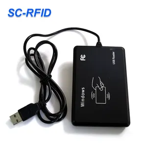 High quality Contactless 13.56mhz HF smart card USB interface and passive card reader writer large in stock