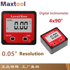 Dijital İnklinometre ve seviye kutusu ahşap için arka ışık Mini dijital iletki ile OEM desteklenen DIY sınıf araçları - Product Image 2