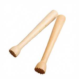 Muddler de Madera para Mojito 2026, Reutilizable y Ecológico, Herramienta de Bar para Cócteles con Bolsa de Almacenamiento de Yute - Product Image 2