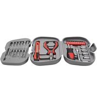 ELEHAND Juego de Herramientas Plegables Mini de 26 Piezas, Herramientas Manuales para el Hogar, Destornilladores, Alicates, Cuchillo, Juego de Herramientas Básicas con Llaves de Tubo