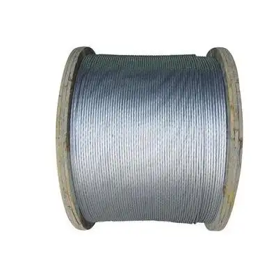 Cable de acero galvanizado ASTM estándar de bajo voltaje 50 mm2 para aplicaciones aéreas