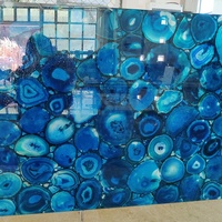Carreaux de sol en pierre de cristaux d'agate naturelle, panneau mural de luxe en albâtre, cuisine décorative de bar
