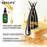 Huile de croissance capillaire à l'amla bio pour la repousse des cheveux et l'hydratation du cuir chevelu, soin de la barbe, extrait d'amla indien, huile de croissance des cheveux, vente chaude