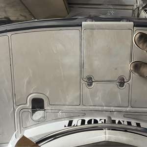 Tapis de sol moderne antidérapant en EVA résistant à l'usure avec film plastique transparent 2m de large 8m de long 14S d'épaisseur Matériel PP - Product Image 3