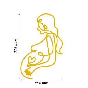 Decoración para Pasteles <span class=keywords><strong>de</strong></span> Maternidad al por Mayor, Adornos Acrílicos con Silueta <span class=keywords><strong>de</strong></span> <span class=keywords><strong>Mujer</strong></span> Embarazada para Decoración <span class=keywords><strong>de</strong></span> <span class=keywords><strong>Cumpleaños</strong></span> - Product Image 6