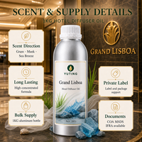 Huile parfumée pour diffuseur d'ambiance hôtelier Grand Lisboa 1KG, Huile de diffuseur d'arômes pour hôtels, Fournisseur en gros