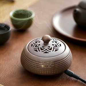 Offre Spéciale : Brûleur d'encens électrique pour Bakhoor d'Agarwood et Porte-encens en Porcelaine – Option Économique - Product Image 5