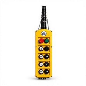 Interruptor de Botón Pulsador de Alta Calidad para Control de Grúa CMK-PLB14 EOT, Doble Velocidad, Paro de Emergencia, IP65, 240-440V, 1NO1NC - Product Image 1