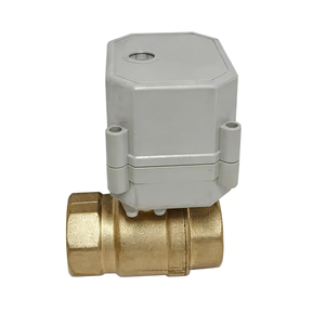 COVNA Vente de liquidation B2B Réduction tarifaire 2 voies 12V DC 2PC Mini vanne à bille motorisée automatique en laiton - Product Image 4