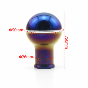 Auso-Racing Blue Gear <b>Shift</b> <b>Knob</b> 75mm Aluminum Alloy Car Modification Universal Fit Rustproof - Product Image 2
