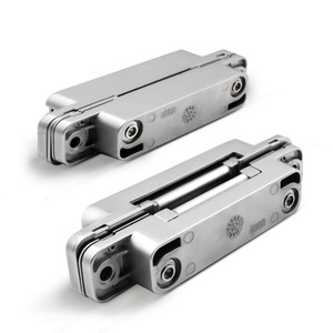 Bisagras ocultas 3D de alta resistencia, par de bisagras ajustables de cierre suave, diseño tradicional de aleación de zinc, 4 mm de grosor, apertura de 180 grados - Product Image 2