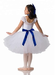La etapa desgaste chica y adultos largo vestido de tutú romántico Ballet <span class=keywords><strong>con</strong></span> manga corta - Product Image 3