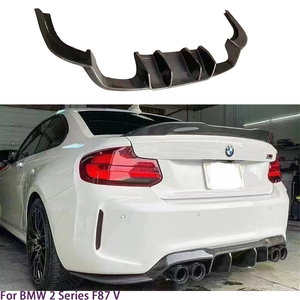Difusor Trasero de Fibra de Carbono Estilo V para BMW Serie 2 M2 F87 2014-2020 - Product Image 2