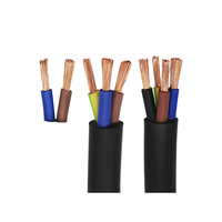 Kabel Tembaga Berlapis PVC 16 AWG 220V 2-inti HO7V-K/H07V-U untuk Daya
