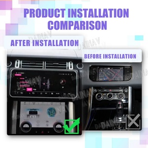 Autoradio Android 12 de 12,3 pouces pour Land Rover Range Rover Sport L494 2013 2014 2015 2016 Navigation GPS Lecteur multimédia Noir - Product Image 2