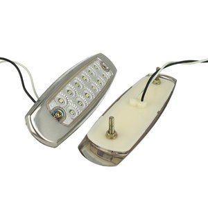Kit fari bianco freddo 24V 12V luci di posizione laterali di cortesia targa a cupola luci per camion Bus Boat Van - Cars & - Product Image 3
