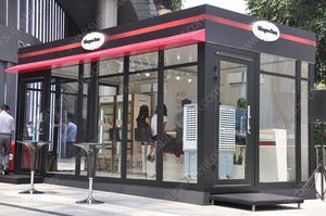 Tente de maison pré-assemblée, conteneur de café et barbier - Product Image 2