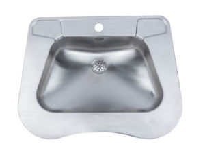 ADA Kursi Roda Dapat Diakses Wastafel Kamar Kecil Umum Wastafel Stainless Steel Wastafel Toilet Tangan - Product Image 2