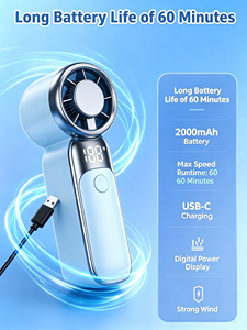 Free Shipping <b>Handheld</b> Conditioner <b>Fan</b> Return And Replacement Portable Stand <b>Fan</b> Class A Led Hand Held <b>Fan</b> - Product Image 1