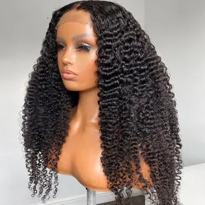Virgin Brazilian Human Hair Wigs Hd Lace Front Curly Wigs Afro Kinky Curly Wig