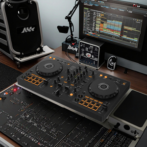 Mezclador de Audio Profesional de 2 Canales DDJ-FLX4, Consola de <span class=keywords><strong>DJ</strong></span> para Control de <span class=keywords><strong>DJ</strong></span>, Sistema de Sonido, Equipo, Altavoces y Amplificador - Product Image 3
