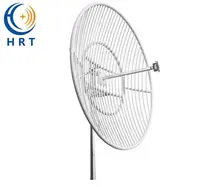 Antena Luar Ruangan Grid Parabola 18dbi Pendapatan Tinggi GSM 900MHz Panjang