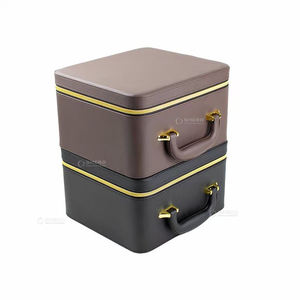 Vente en gros de valise à bijoux surdimensionnée boîte à bijoux de voyage grande capacité en Pu boîte de rangement de bijoux portable - Product Image 1