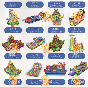 <span class=keywords><strong>Château</strong></span> Gonflable Compact pour Enfants avec Toboggan Aquatique et Parc de Jeux Extérieur – Installation Gonflable Transfrontalière pour Divertissement - Product Image 5