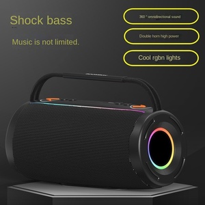 Водонепроницаемая портативная акустическая система IPX6 с 10-дюймовым сабвуфером, 2.0-канальная, для улицы, с поддержкой TF-карт, беспроводная, с RGB LED подсветкой, на аккумуляторе, подарок - Product Image 3