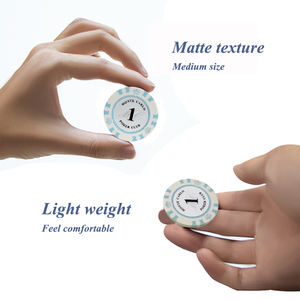 ホットセール中！14gクレイ素材カジノテキサスホールデムポーカーチップセット クラウンモンテカルロポーカーチップ 卸売 - Product Image 5