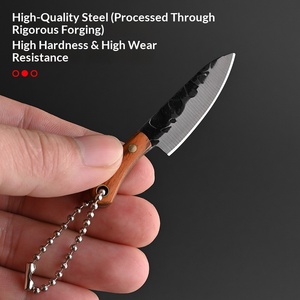 Mini Cuchillo de Camping DIY Dogleg Personalizable OEM con Mango de Madera y Hoja de Acero 3cr13, Multifuncional para Cocina, 1 Año de Garantía YATONG - Product Image 5