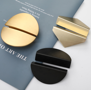 Moderne gouden zwarte handgrepen en knoppen van aluminiumlegering voor keukenkasten - Product Image 4