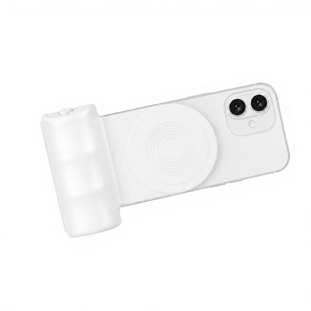 Magnetic Compatible Phone Camera Grip with Detachable for Remote and Desktop Stand ABS Material Model G15