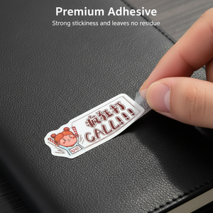 Die-cut stickers, laser holographic printing, storage, custom silver stickers, personalized labels - Product Image 4