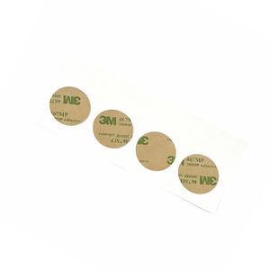 Stiker NFC bentuk lingkaran bulat perekat anti-logam ferit 13.56 MHz tag <span class=keywords><strong>RFID</strong></span> <span class=keywords><strong>ISO</strong></span>/IEC <span class=keywords><strong>14443A</strong></span> NTAG213 <span class=keywords><strong>label</strong></span> Nfc kosong - Product Image 5