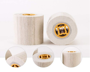 不锈钢羊毛剥离拉丝轮抛光剥离轮 - Product Image 5