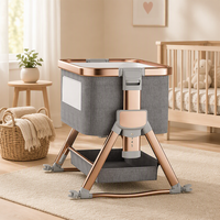 Lit pliant portable en alliage d'aluminium pour bébé, berceau de voyage pour nourrisson, idéal pour chambre, extérieur et hôpital