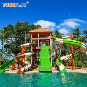 Gran promoción sorpresa para niños Happy Water Village Entertainment Equipo de entretenimiento Parque acuático al aire libre Parque acuático - Product Image 1