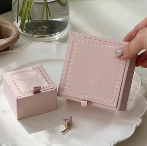 กล่องกระดาษรีไซเคิลทำมือแบบลิ้นชัก สำหรับบรรจุภัณฑ์เครื่องประดับ สร้อยคอ กำไล แหวน และอัญมณี พร้อมโลโก้สั่งทำเป็นมิตรกับสิ่งแวดล้อม - Product Image 6