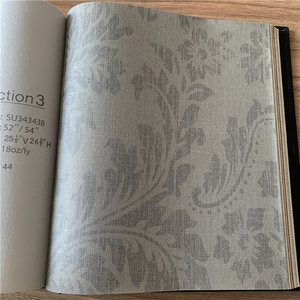 Rollos de <span class=keywords><strong>Papel</strong></span> <span class=keywords><strong>Tapiz</strong></span> Vinílico PVC con Textura Nórdica en Relieve, Diseño de Hojas Modernas <span class=keywords><strong>para</strong></span> Decoración de Paredes Interiores en Dormitorios de Hotel - Product Image 5