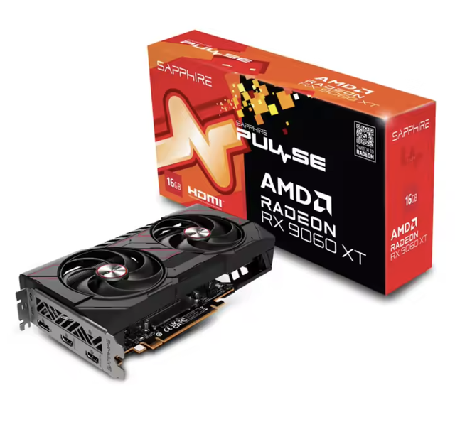 SAPPHIRE RX 9060 XT PULSE 16G Desktop Computer Graphics Card for Gaming