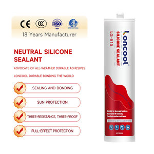 LONCOOL Mastic de <span class=keywords><strong>calfeutrage</strong></span> pour vitres, résistant aux intempéries, en vrac, transparent, en silicone adhésif - Product Image 4
