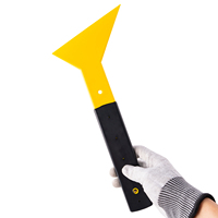 YLWRAP Outils de pose de film automobile, Raclette à long manche Big Foot pour l'installation de film teinté et de protection de peinture (PPF), Outil de pose de film pour vitres automobiles