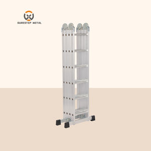 Escalera Plegable Multiusos de Aluminio 4x3 4x4, Escalera Combinada Portátil para el Hogar y la Industria - Product Image 4