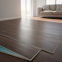 Neues Design Günstiger Preis SPC Vinyl-Bodenbelag 4mm 5mm 6mm Starrer Kern Wasserdichter Kunststoffboden für den Heimgebrauch