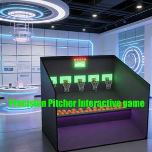 Jeu interactif de lancer de précision - Plastique et métal - Éducatif - Utilisation en intérieur/extérieur - Pour parcs d'aventure - Parcs de trampolines - Garderies - Product Image 2