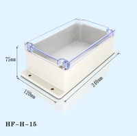 Contenitore per Strumenti Elettronici in Plastica ABS Personalizzato, Scatola di Giunzione Impermeabile Industriale per Guida DIN IP65