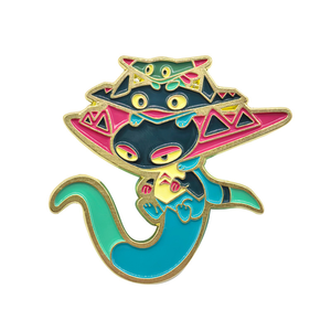 Nouvelle conception Broche fantaisie en alliage Dragon Fantôme Créature Artisanat Métallique Décoration de Sac à Dos - Product Image 1