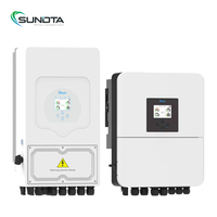 Système solaire hybride industriel 30KW 50KW 60KW 80KW 100KW avec onduleur Deye Solis, panneaux Trina Jinko et batterie au lithium pour installation hors réseau