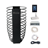 Pemanas Sauna Uap Kering Stainless Steel Diooist Loop 6-11kW WiFi Kontrol Eksternal Modern Pemanas Ruangan Sauna Elektrik 6 Pemanas